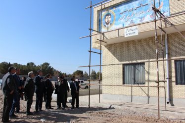 بازدید فرماندار رفسنجان از روند ساخت سالن شهید ابراهیمی پور / تصاویر