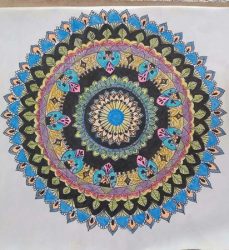 تصاویری از آثار زیبایی نقاشی بانوی هنرمند رفسنجانی