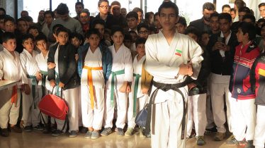 برپایی نمایشگاه مفاخر کاراته در رفسنجان / تصاویر