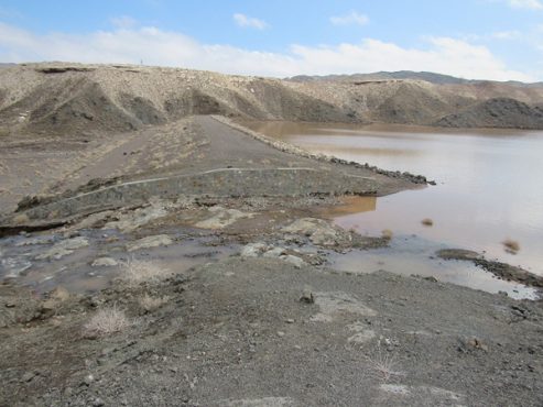 آبگیری کامل بند سنگ سیمانی رودخانه دئفه و احمد آباد کشکوئیه / عکس