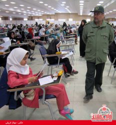 آزمون مسابقه علمی حوزه بسیج دانش آموزی حضرت زینب(س) رفسنجان برگزار شد