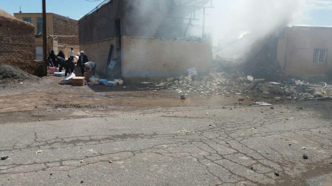 انفجار در محمد آباد میثم رفسنجان یک کشته برجای گذاشت / عکس