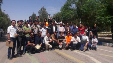 اولین دوره مسابقات اتومبیلرانی اسلالوم در دانشگاه آزاد اسلامی رفسنجان برگزار شد