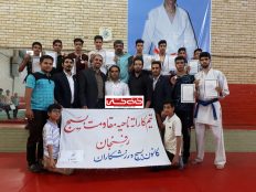درخشش تیم کانون بسیج ورزشکاران کاراته رفسنجان درمسابقات انتخابی استان