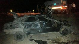 ۱۲ کشته و زخمی در واژگونی خودرو اتباع افغان در حوالی رفسنجان