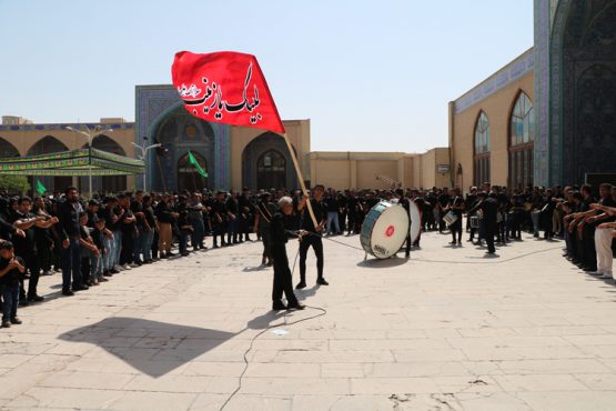 تجمع هیئات عزاداری در مسجد جامع رفسنجان در تاسوعای حسینی / گزارش تصویری