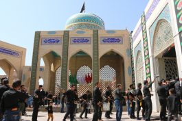 مسجد امام(ره) رفسنجان میزبان هیاتهای عزاداری در تاسوعا / تصاویر