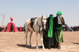 گزارش تصویری تعزیه خوانی روز عاشورا در امام زاده سید غریب رفسنجان