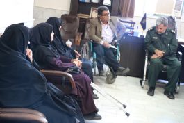 دیدار معاون و پرسنل بهزیستی رفسنجان با فرمانده سپاه شهرستان / عکس
