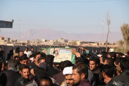 استقبال از شهید مدافع حرم دیگری در رفسنجان / تصاویر