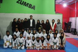 جشن قهرمانی لیگ جوانه های دختران تیم کاراته رفسنجان برگزار شد / عکس