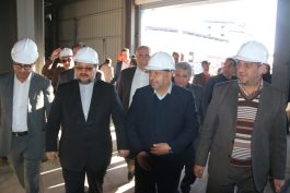 وزیر صنعت، معدن و تجارت از کارخانه فروکروم رفسنجان بازدید کرد /تصاویر