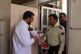 حضور جانشین فرمانده انتظامی رفسنجان در دفتر پایگاه خبری خانه خشتی به مناسبت سال نو / تصاویر
