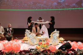 جشن ازدواج دانشجویی به میزبانی دانشگاه ولی عصر رفسنجان برگزار شد/تصاویر
