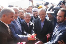 کارخانه ۶۰ هزار تنی فروکروم در رفسنجان با حضور وزیر اقتصاد افتتاح شد / تصاویر