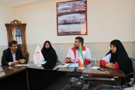 نشست خبری رئیس جمعیت هلال احمر رفسنجان / گزارش تصویری