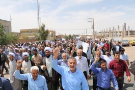 تظاهرات ضد استکباری با حضور گسترده مردم در رفسنجان برگزار شد + تصاویر