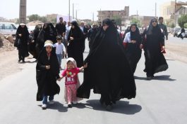 حضور با صلابت بانوان رفسنجانی در راهپیمایی روز قدس / تصاویر