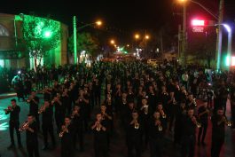 اجرای بزرگترین گروه موزیک جنوب شرق کشور در رفسنجان / عکس