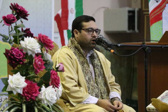 محفل انس با قرآن با حضور قاری بین المللی سید جواد حسینی در رفسنجان برگزار شد / عکس