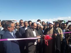 پروژه پل گیودری در شهر رفسنجان افتتاح شد / تصاویر