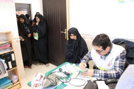 ارائه بیش از ۲۰۰ خدمت بهداشتی و درمانی به اهالی روستای دره در رفسنجان