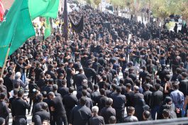عزاداری دسته های عزا در قاسم آباد رفسنجان / گزارش تصویری