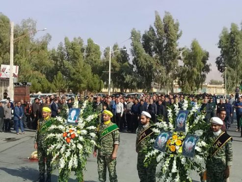 پدر شهیدان حسینی در رفسنجان تشییع شد/ عکس