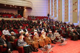 نخستین همایش ملی «بررسی آراء و اندیشههای آیتالله جوادیآملی» در رفسنجان/ تصاویر