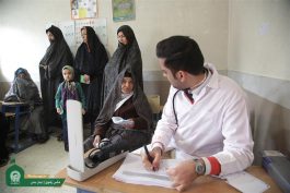 ارائه خدمات پزشکی رایگان خادمیاران جهادی امام رضا(ع) در مناطق محروم استان کرمان