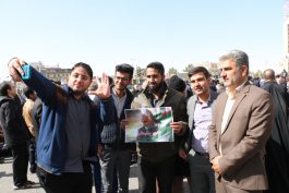 عکس های حاشیه ای از متن فجر سلیمانی در رفسنجان