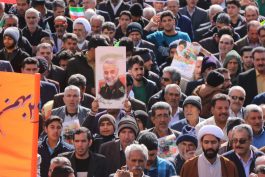 حرکت لشکر سلیمانی در رفسنجان / عکس