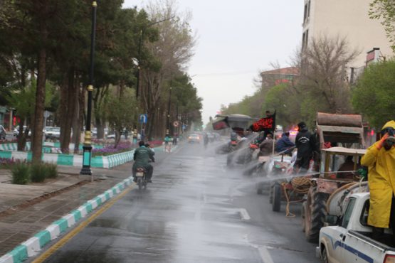 همایشی علیه کرونا در شهر رفسنجان /تصاویر