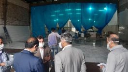 سالن بحران بیمارستان علی ابن ابیطالب(ع) رفسنجان در حال تجهیز است