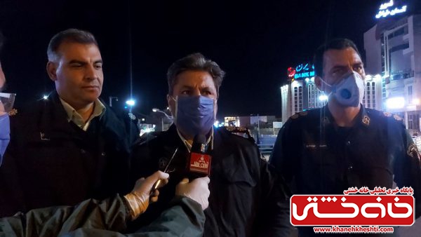 توقیف ۲ دستگاه خودرو و ۶۰ مورد جریمه ۵۰۰ هزار تومانی در رفسنجان