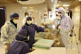 ۲۲ بیمار بدحال کرونایی در بخش ایسییو بستری هستند/بیمارستان دیگر گنجایش افزایش تخت را ندارد