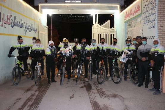 دوچرخه سواران مازندرانی به رفسنجان رسیدند/ تصاویر