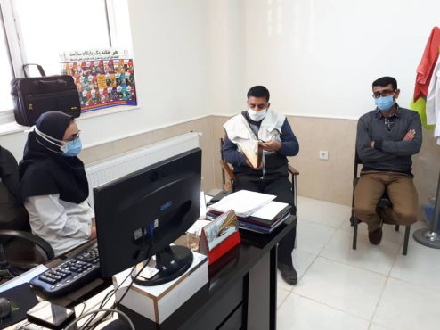 بازرسی از طرح شهید سلیمانی در دو مرکز بهداشت رفسنجان توسط کانون بسیج جامعه پزشکی