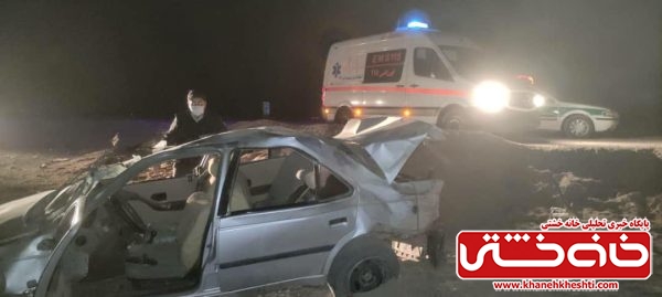 دو حادثه واژگونی سواری پژو در محور انار به یزد با ۲۴ مصدوم + عکس