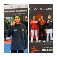 بانوی کاراته کای باشگاه مس رفسنجان قهرمان آسیا