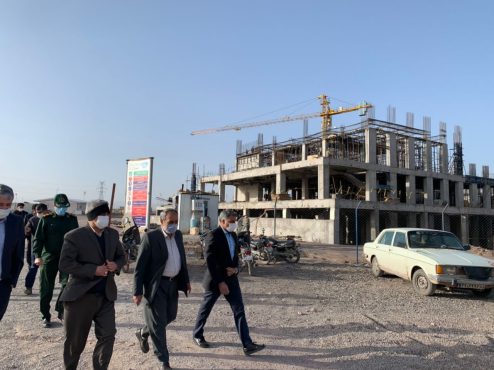 فرماندار از بیمارستان ۱۵۰ تختی “تسکین” رفسنجان بازدید کرد