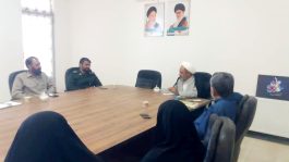 دیدار اعضای شورای جهادی سپاه با امام جمعه رفسنجان بمناسبت هفته بسیج سازندگی