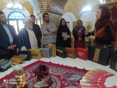 نمایشگاه پته کهن کرمان در رفسنجان گشایش یافت