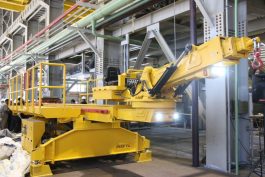 رونمایی از دستگاه بومیسازی شده “لاینرهندلر” در مجتمع مس سرچشمه رفسنجان