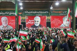 اجتماع باشکوه بسیجیان در رفسنجان برگزار شد +تصاویر