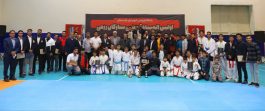۹۰ نفر از پسران کاراته کا بر سکوی قهرمانی المپیاد ورزشی ستارگان رزمی ایستادند