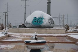 برف بهمن ۱۴۰۱ در رفسنجان+عکس