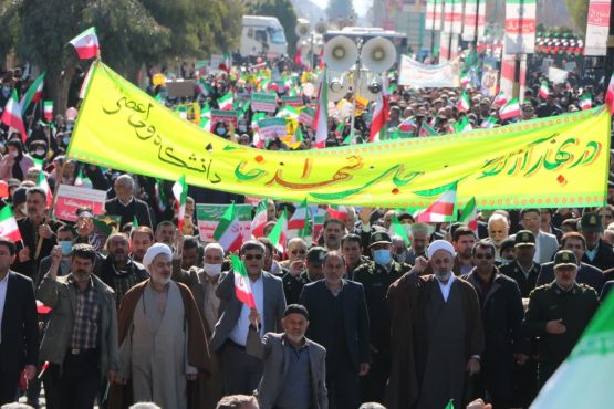 راهپیمایی ۲۲ بهمن در رفسنجان آغاز شد