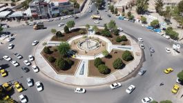 شهرداری رفسنجان در ۱۰ روز عملیات بهسازی میدان قدس را انجام داد
