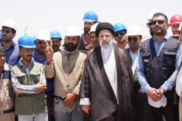 بازدید رئیسی از خط انتقال آب خلیج فارس به رفسنجان + عکس